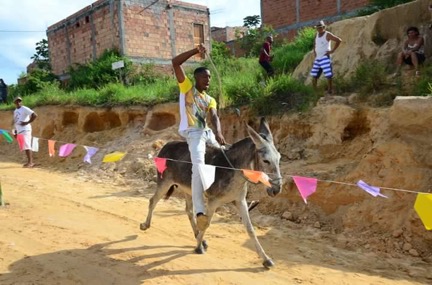 Corrida de Jegue animou o fim de semana dos moradores de Jabequara da Areia﻿