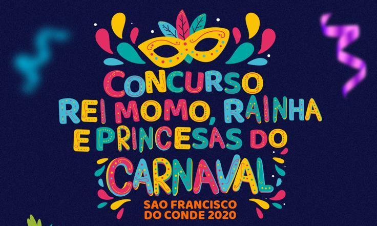 Inscrições para o Concurso de Rei Momo, Rainha e Princesas do Carnaval seguem acontecendo até amanhã (14)