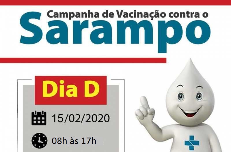 Dia D de Vacinação Contra o Sarampo acontece neste sábado (15) e vai imunizar pessoas entre 05 e 19 anos
