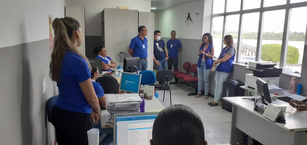 Secretaria da Saúde realiza ação como medida de prevenção contra o coronavírus