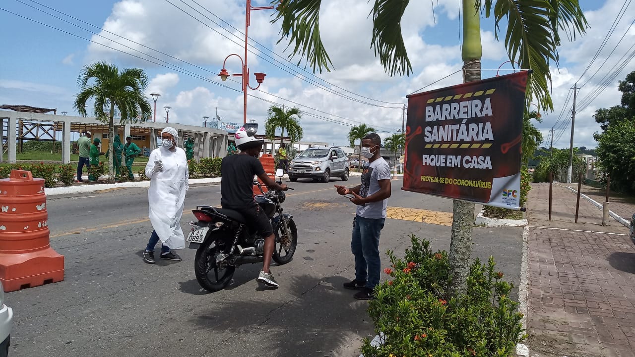 São Francisco do Conde faz barreiras sanitárias para o enfrentamento da COVID-19