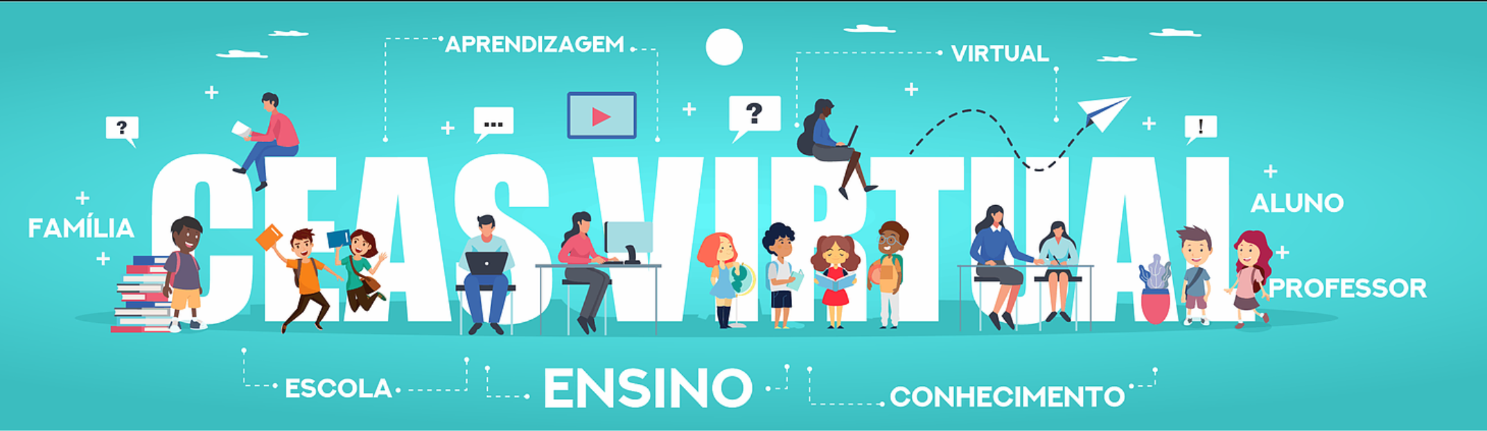 Com site próprio, CEAS mantém a aprendizagem de cerca de 900 estudantes