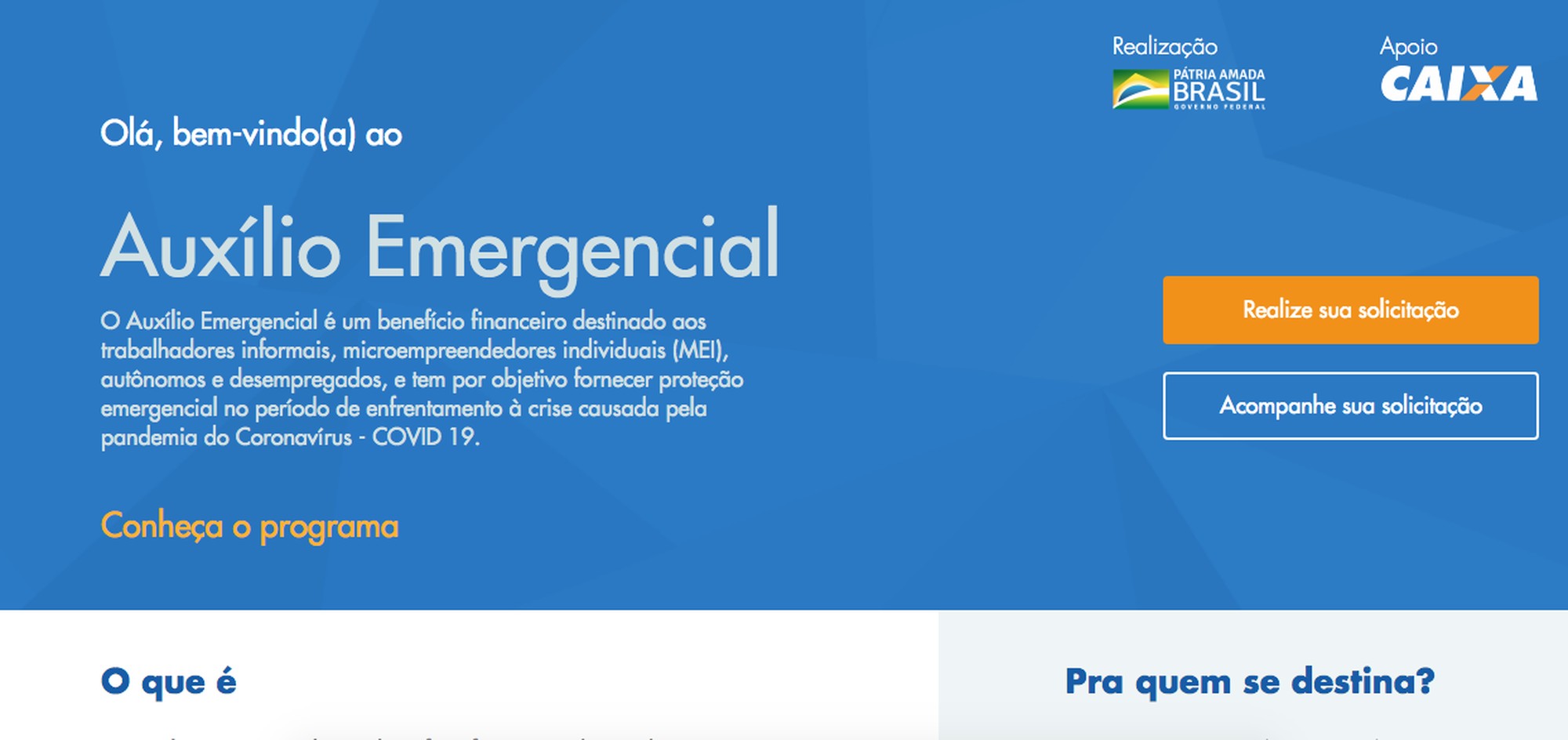 Caixa Econômica Federal lança aplicativo para auxílio emergencial ao cidadão durante pandemia do Coronavírus