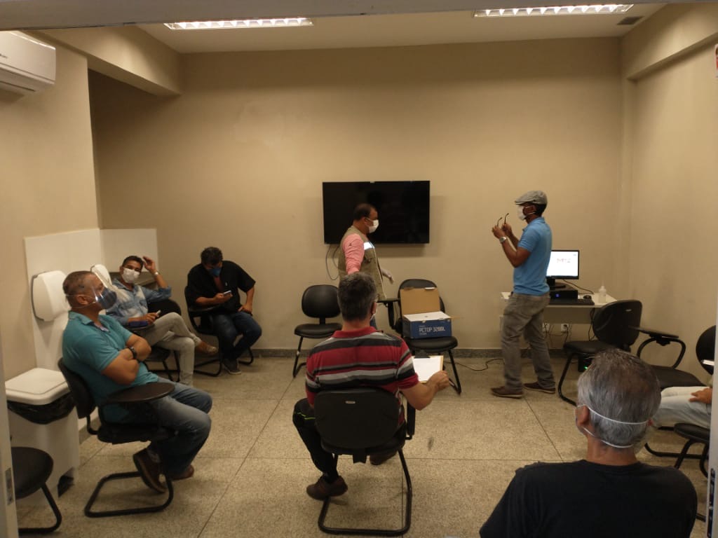 Saúde promoveu capacitação de condutores de ambulância, por meio da Vigilância em Saúde do Trabalhador – VISAT
