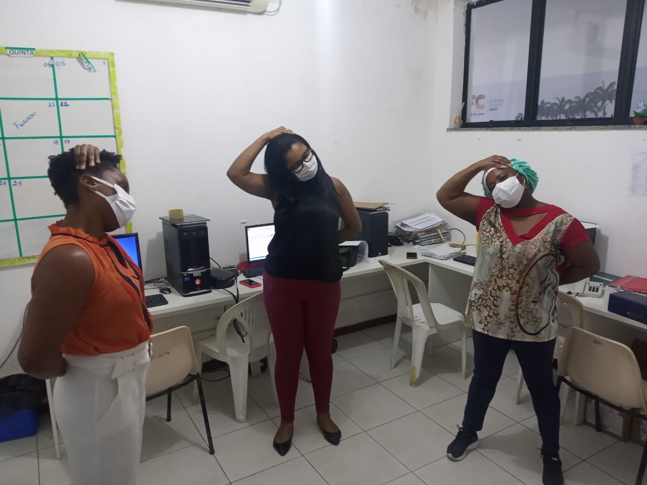 Profissionais do Serviço de Fisioterapia reduzem os impactos do estresse ocupacional dos servidores da Saúde