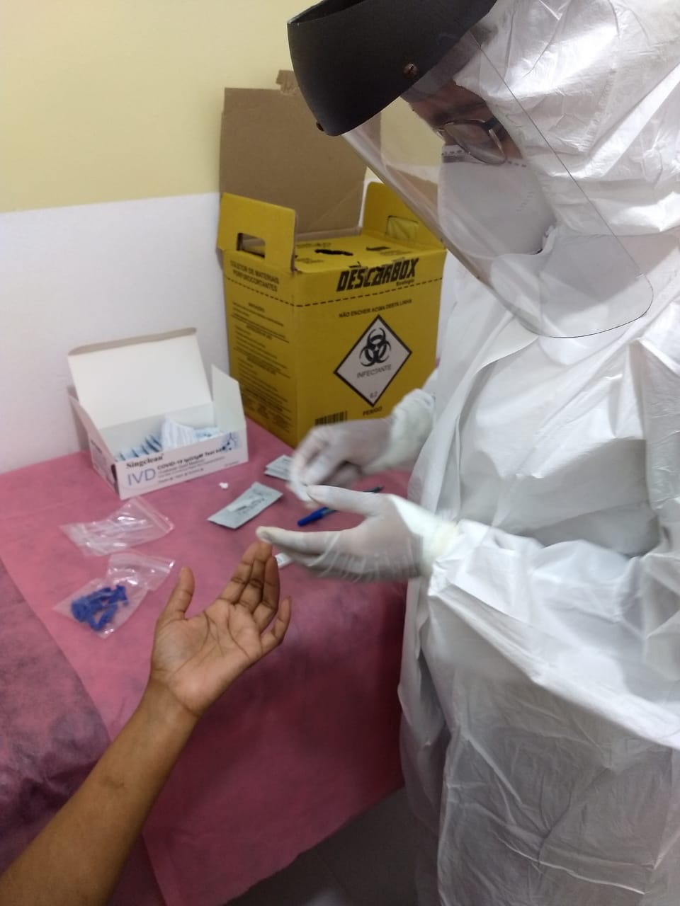 Enfrentamento ao coronavírus: Prefeitura promove mais uma ação de testagem rápida para os comerciantes
