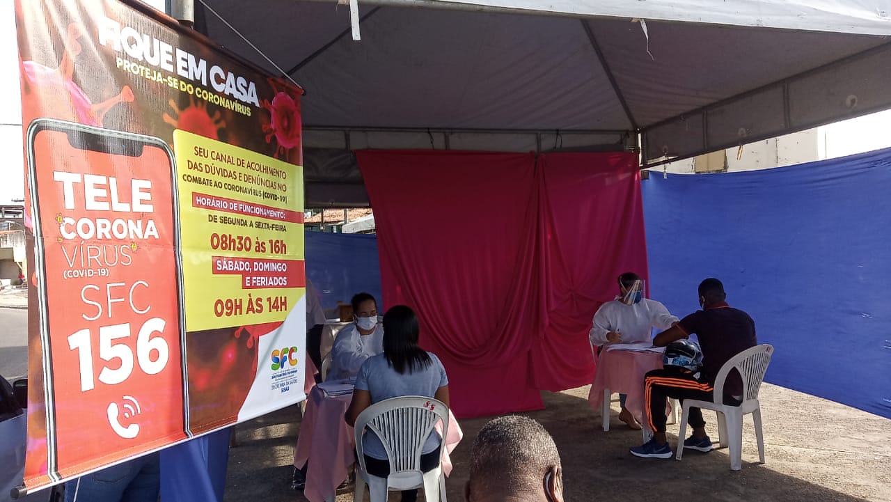 Prefeitura de São Francisco do Conde já realizou mais de 275 testes rápidos em ações com o comércio do município