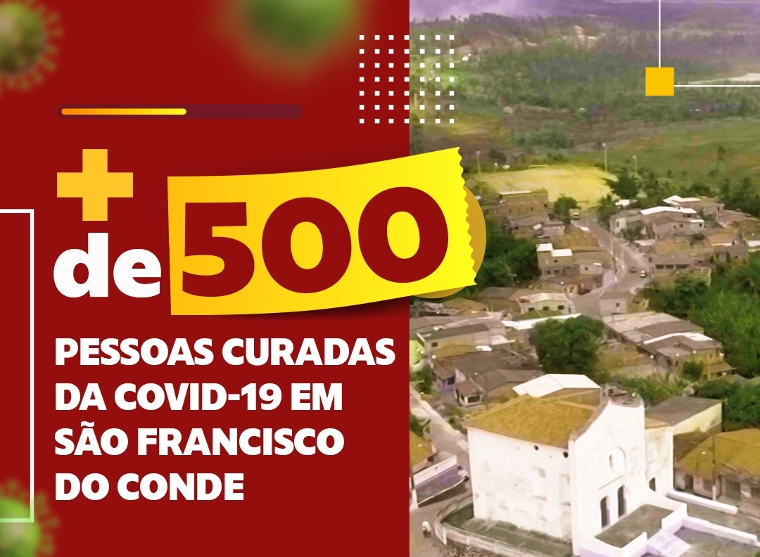 São Francisco do Conde ultrapassa a marca de 500 pessoas curadas da COVID-19 e percentual é de 87%