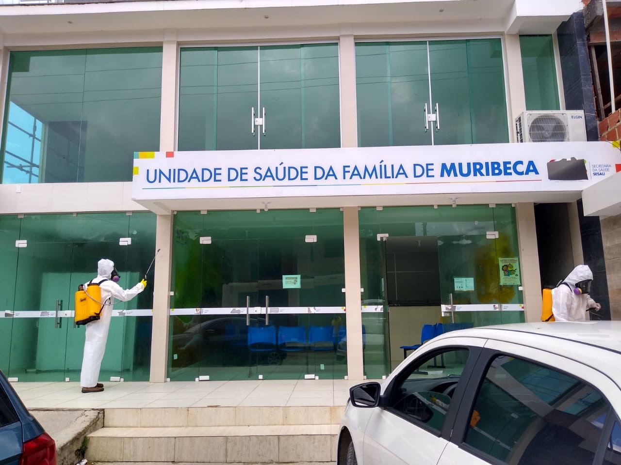 Ações de desinfecção de espaços e serviços de saúde seguem acontecendo no município