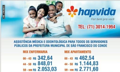 Plano de Saúde conveniado à Prefeitura comunica sobre reajuste