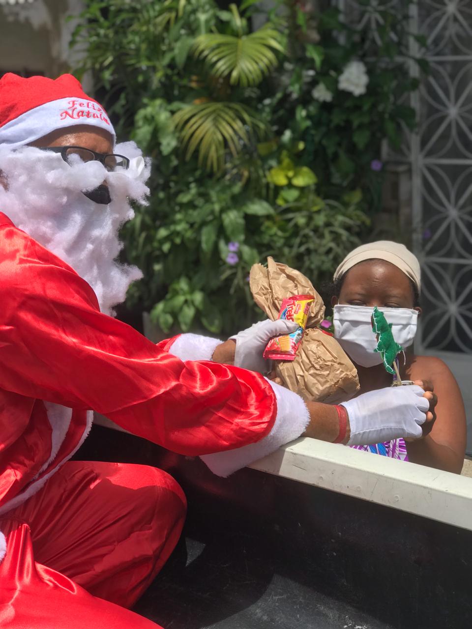 CRAS Sede levou a magia do Papai Noel até seus assistidos