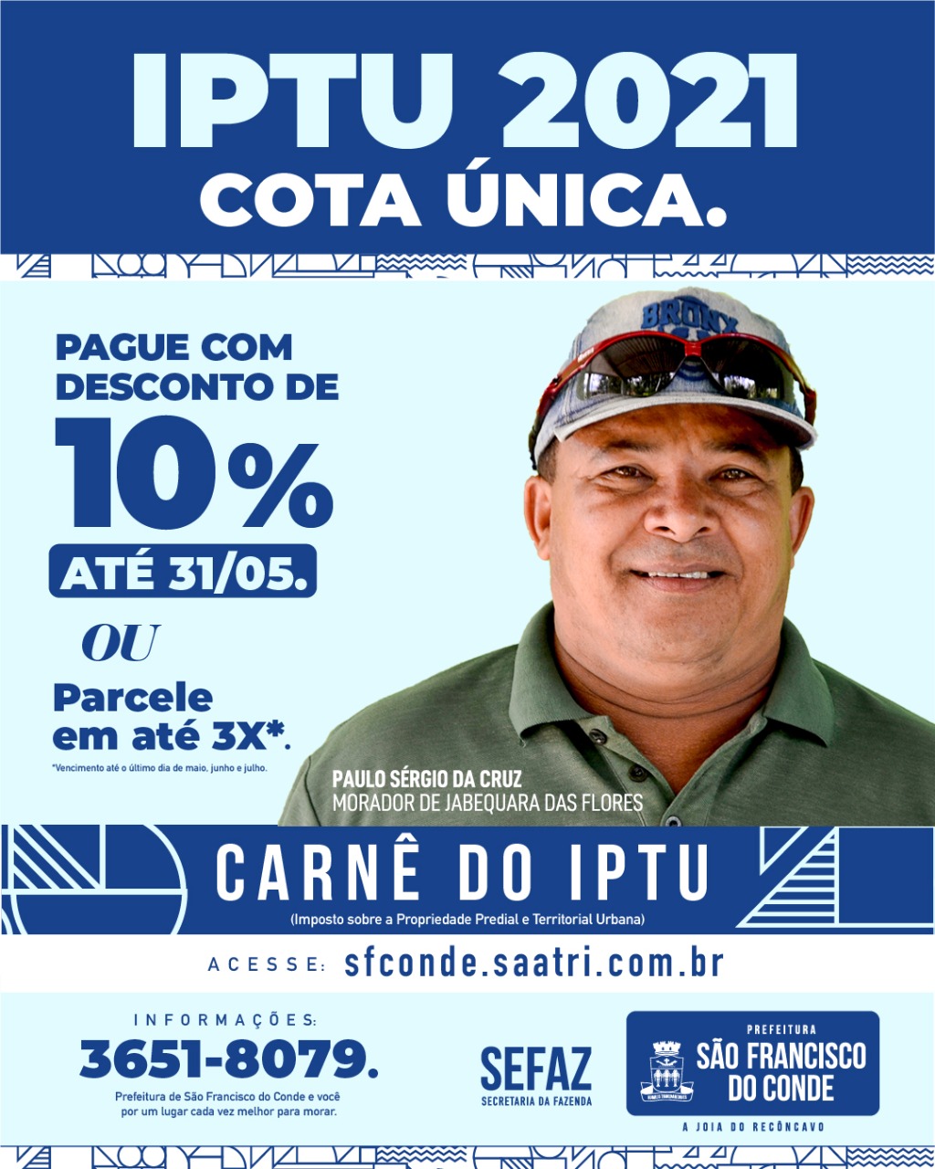 Pague o IPTU 2021 com 10% de desconto até 31 de maio
