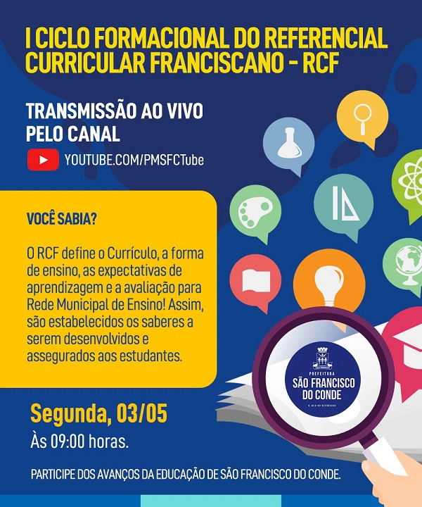 Educação promove 1º Ciclo Formacional do Referencial Curricular Franciscano – RCF