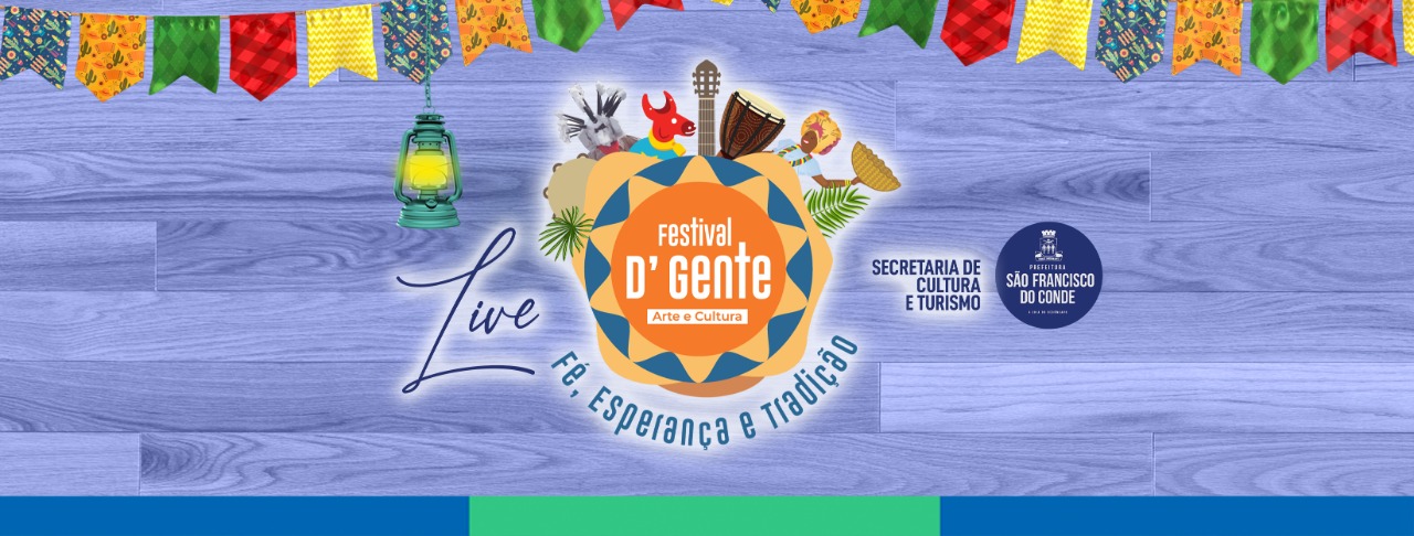 Acompanhe ao vivo a Live do Festival D’Gente 2021