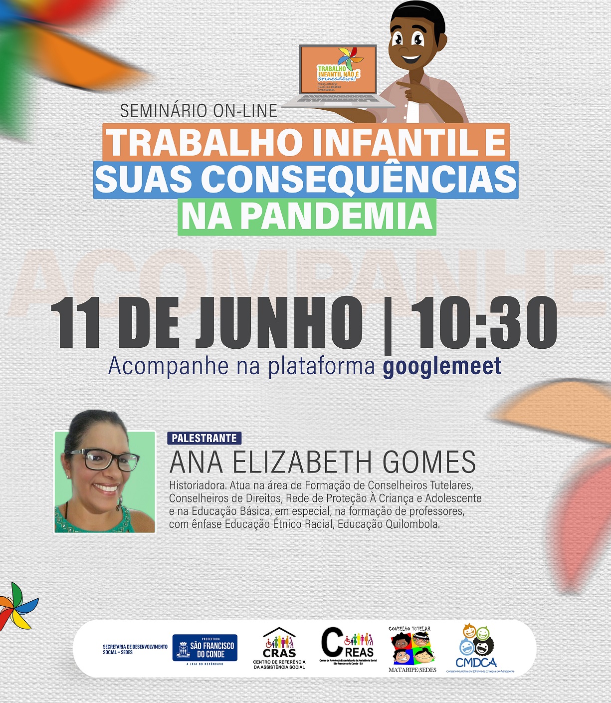 Dia Mundial contra o Trabalho Infantil será lembrado com seminário on-line