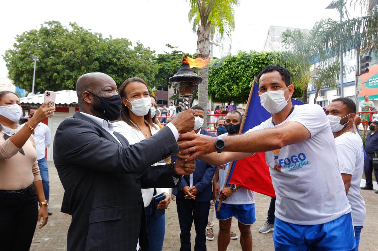 Fogo Simbólico passou por São Francisco do Conde lembrando a Independência da Bahia