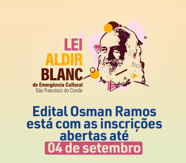 Lei Aldir Blanc: Edital Osman Ramos vai premiar ações do segmento artístico e cultural