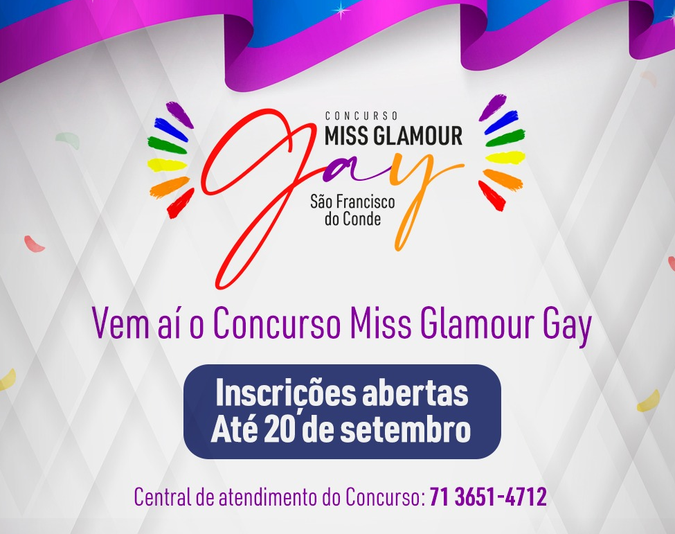 São Francisco do Conde promove Concurso Miss Glamour Gay