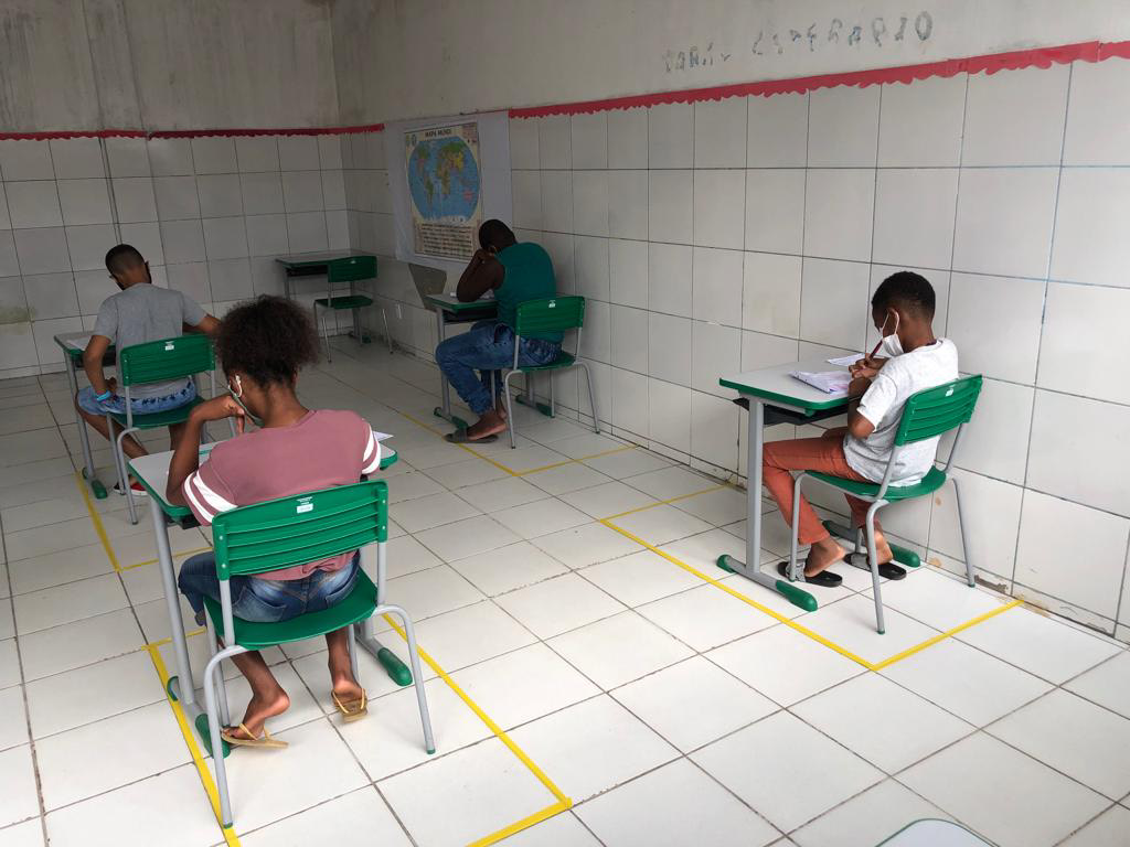 Provas do SAEB estão sendo aplicadas no Município de São Francisco do Conde