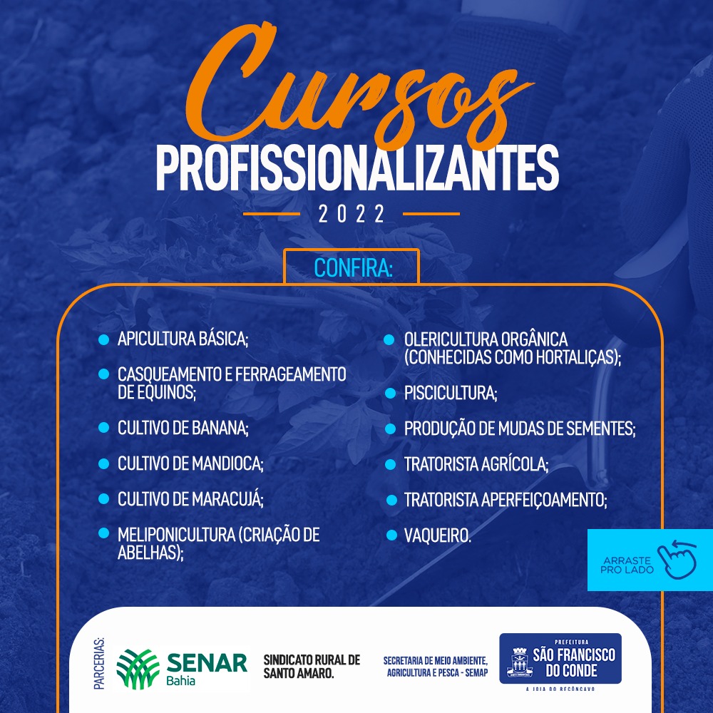 Prefeitura e SEMAP oferecem diversos cursos profissionalizantes