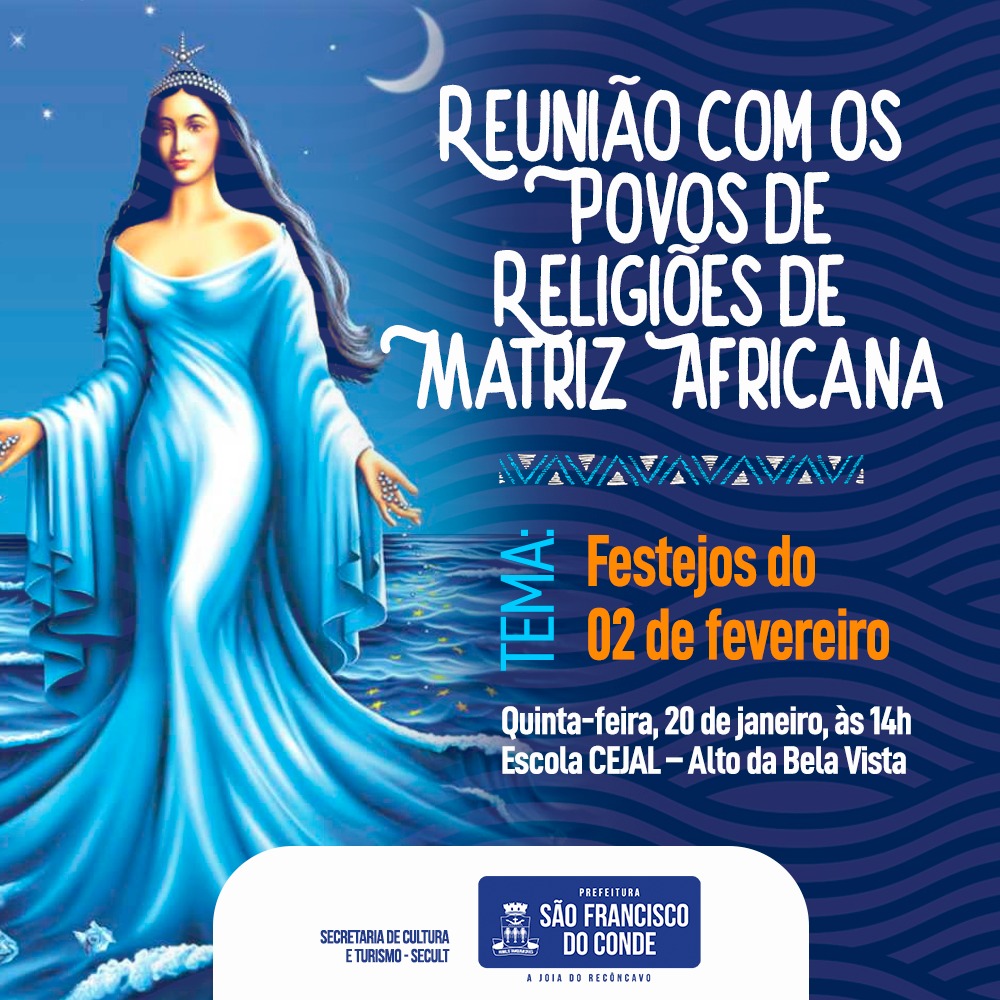 Após reunião, ficou definido que Festejos de 02 de fevereiro terão momento simbólico com terreiros e baianas na orla