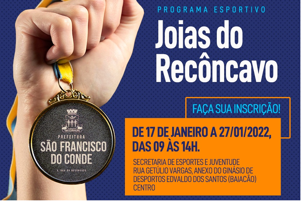 Prefeitura e SEJUV  lançam Programa Esportivo Joias do Recôncavo
