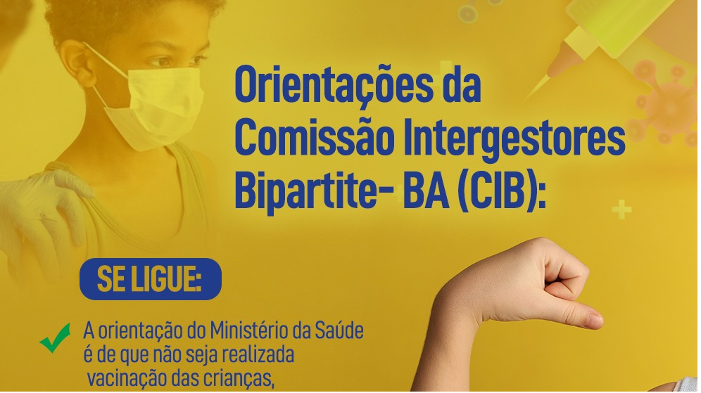 Orientações para Vacinação de Crianças Contra COVID-19 para crianças