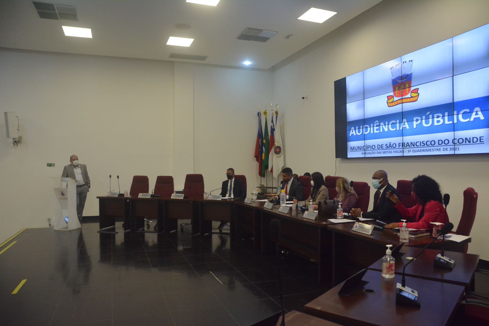 Audiência Pública aconteceu, na última terça-feira (22), para avaliação do cumprimento das metas fiscais do 3º quadrimestre de 2021