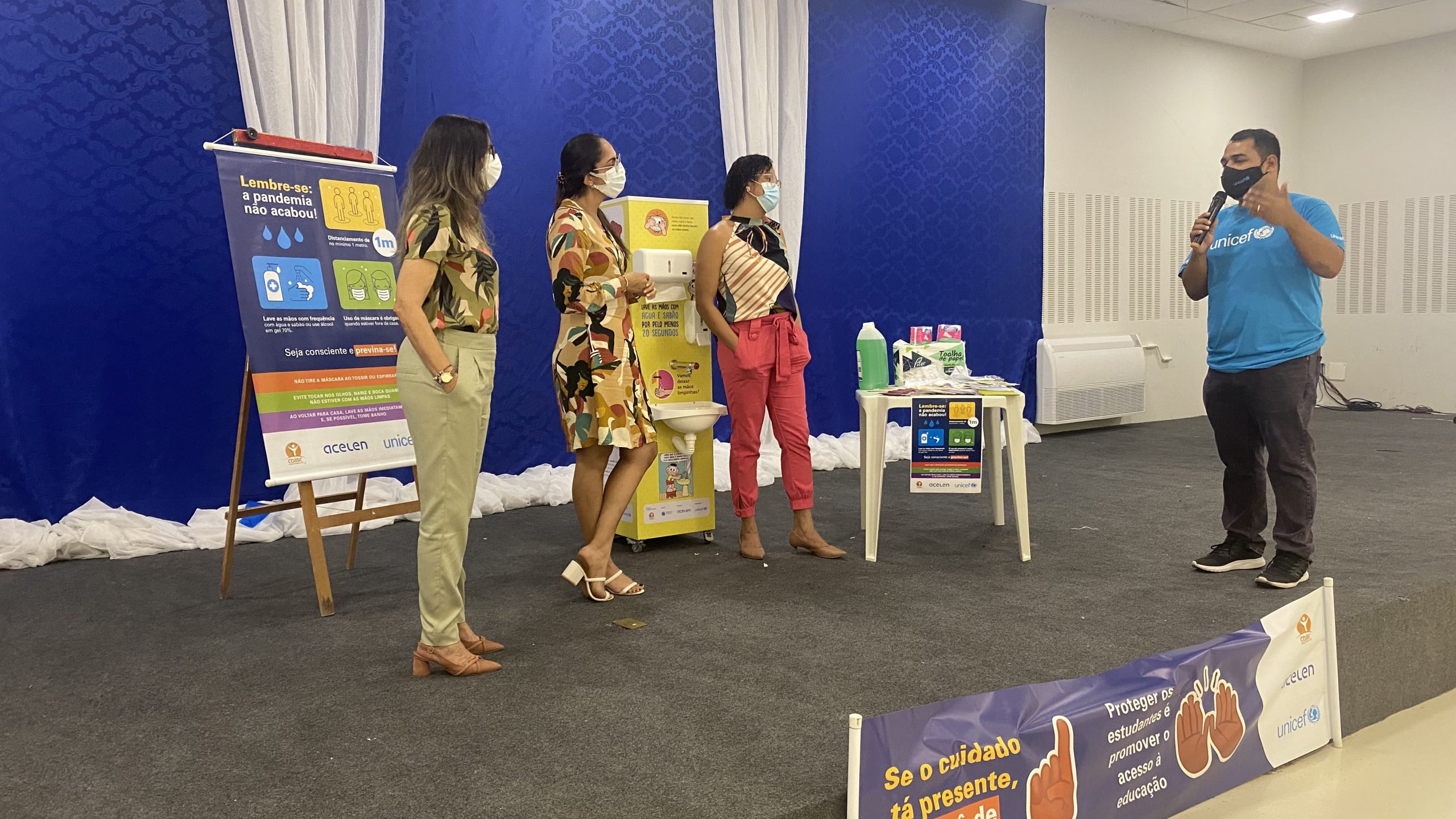 Unicef firma parceria com a Prefeitura para  aulas presenciais mais seguras