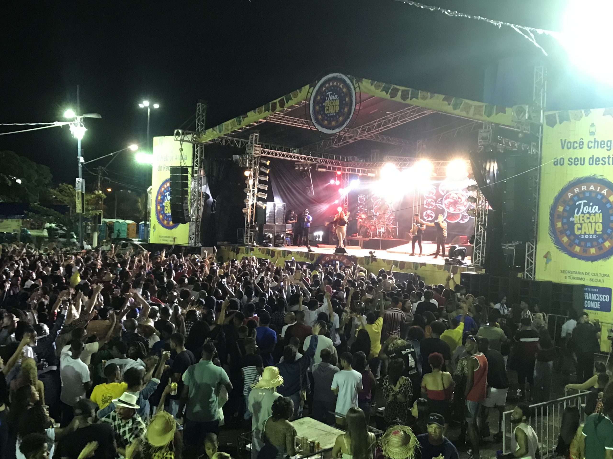 Arraiá Joia do Recôncavo: Público lotou à Orla Marítima de São Francisco do Conde