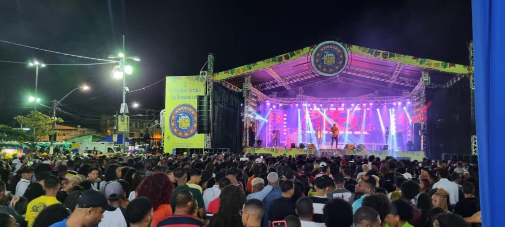 A penúltima noite do Arraiá Joia do Recôncavo foi um sucesso