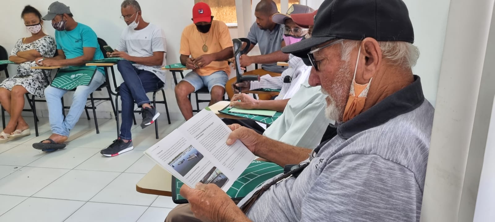 Prefeitura, por meio da SEMAP, realizou nos dias 07, 08 e 09 de Junho, o curso de Trabalhador na Piscicultura