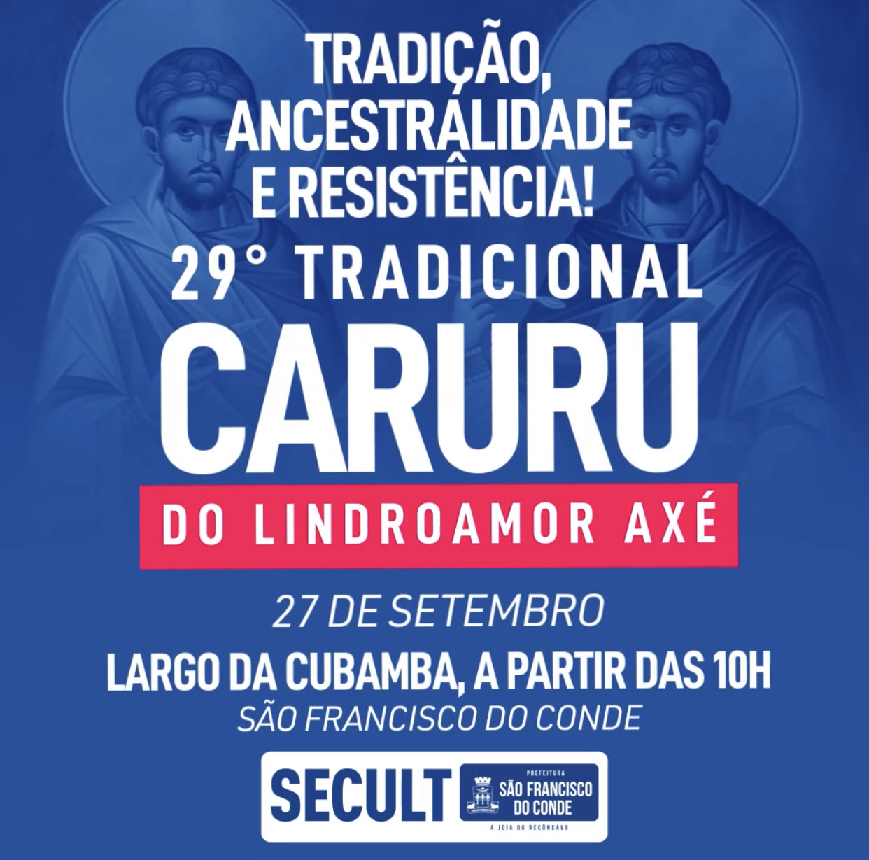 29º Tradicional Caruru do Lindroamor Axé acontecerá no dia 27 de setembro