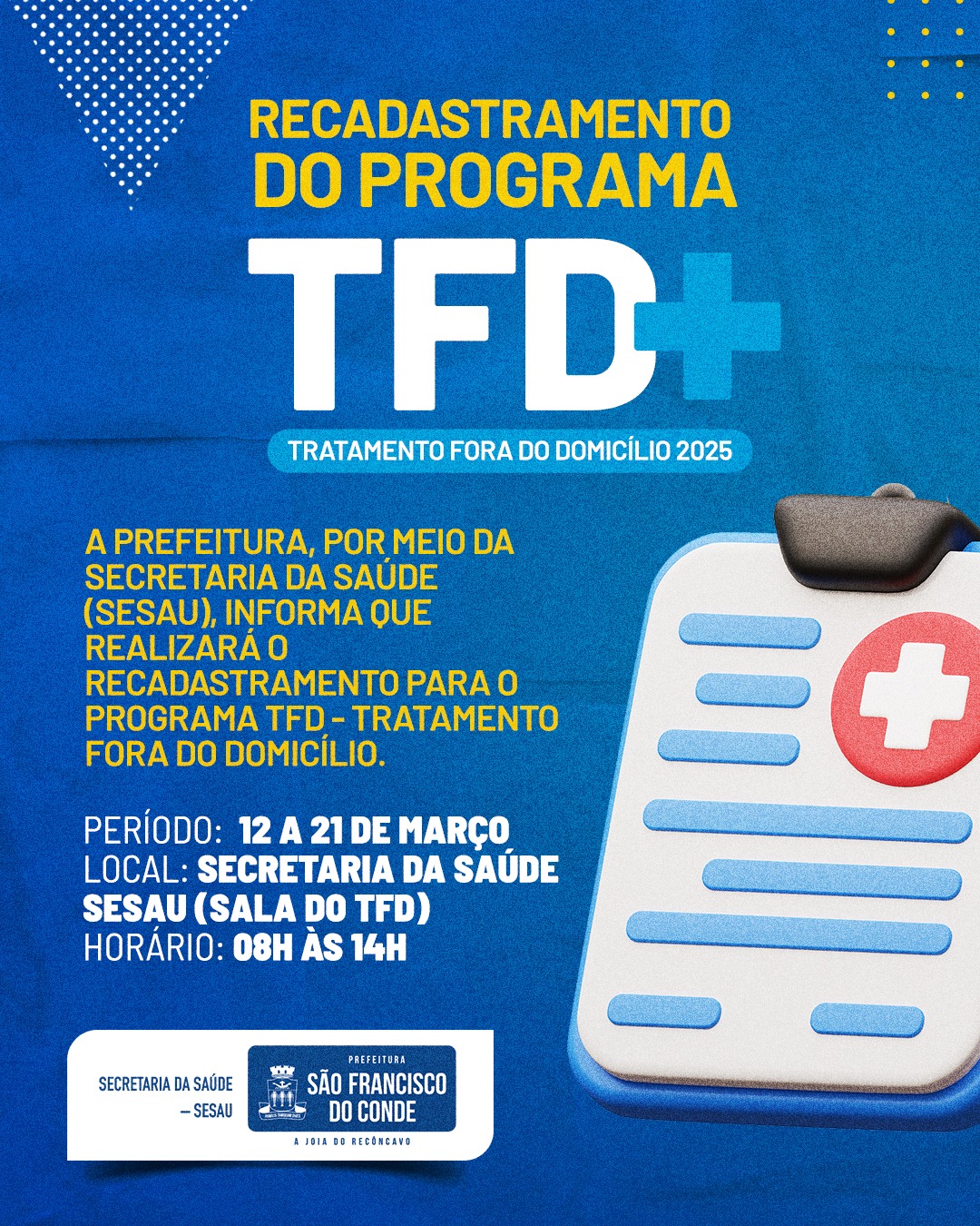 Recadastramento do Programa TFD 2025: Garantindo Assistência e Cuidado aos Pacientes