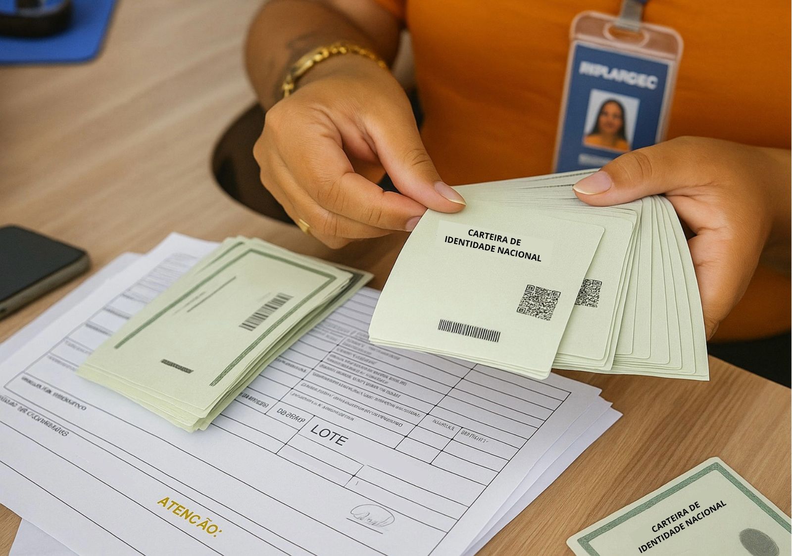 Carteiras de Identidade Nacional feitas no SAC Móvel em São Francisco do Conde já estão prontas e podem ser retiradas a partir desta segunda-feira (28)