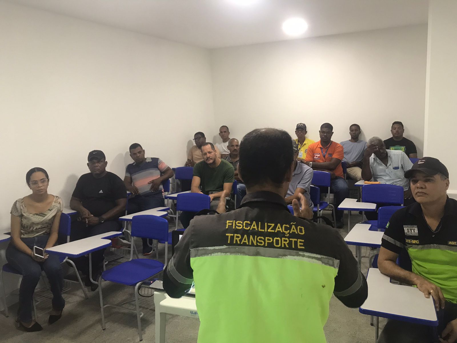 SESCOP promoveu palestra do Maio Amarelo para motoristas que atuam nos órgãos da Prefeitura