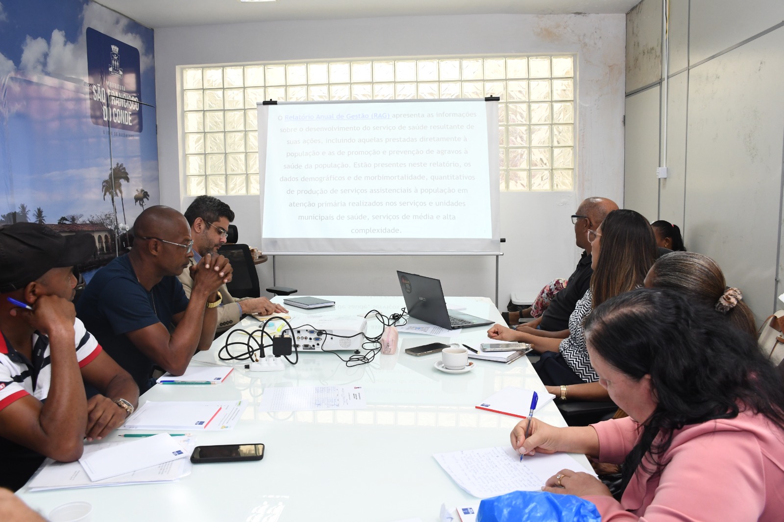 SESAU se reuniu com o Conselho Municipal de Saúde de São Francisco do Conde