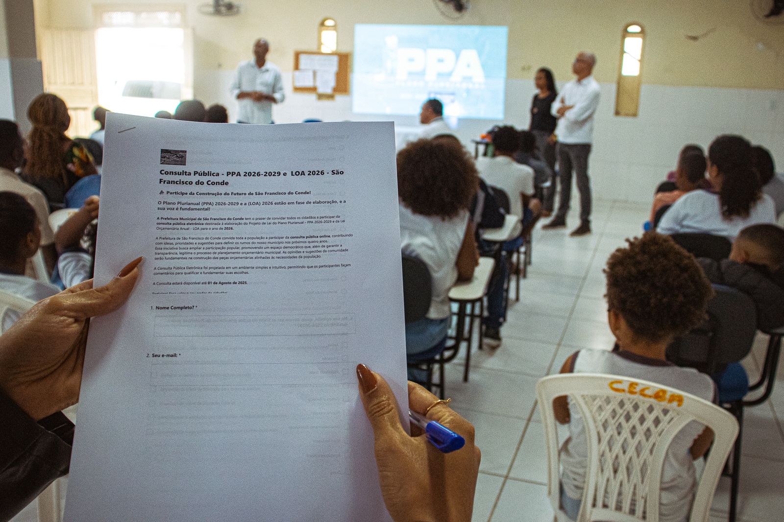 Monte Recôncavo recebe Escuta Popular para elaboração do PPA e da LOA