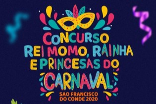 Inscrições para o Concurso de Rei Momo, Rainha e Princesas do Carnaval seguem acontecendo até amanhã (14)