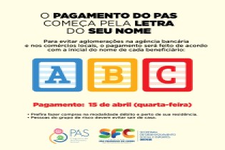 Gestão antecipa pagamento do PAS