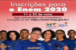 Inscrições para o ENEM 2020 se encerram nesta sexta-feira (22)