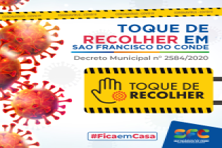 Decreto Municipal determina Toque de Recolher em São Francisco do Conde