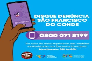 COVID-19: População franciscana deve denunciar descumprimento de decretos