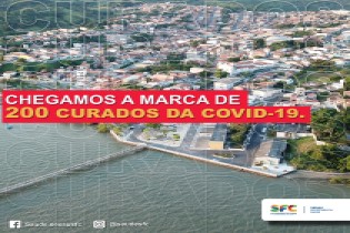 São Francisco do Conde ultrapassa 200 curados da COVID-19 e índice de recuperados chega a 76,6%