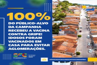 São Francisco do Conde atingiu 100% da meta da campanha contra gripe
