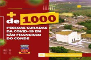 São Francisco do Conde ultrapassa a marca de 1.000 pessoas curadas da COVID-19