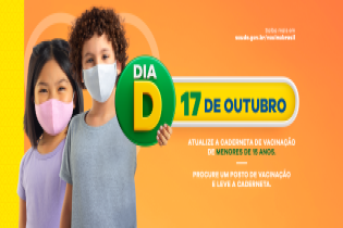 Proteja seu filho (a): Sábado, 17 de outubro, será o Dia Nacional de Vacinação contra Pólio e Campanha de Multivacinação