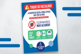 COVID-19 - São Francisco do Conde e mais 342 cidades baianas tem toque de recolher