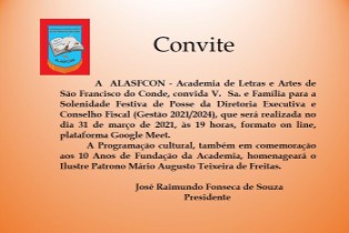ALASFCOM celebra 10 anos e fará Solenidade de Posse da Diretoria Executiva e Conselho Fiscal, de forma online
