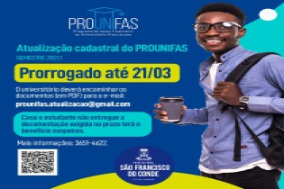 SEDUC prorroga atualização cadastral ONLINE do PROUNIFAS até 21 de março (domingo)